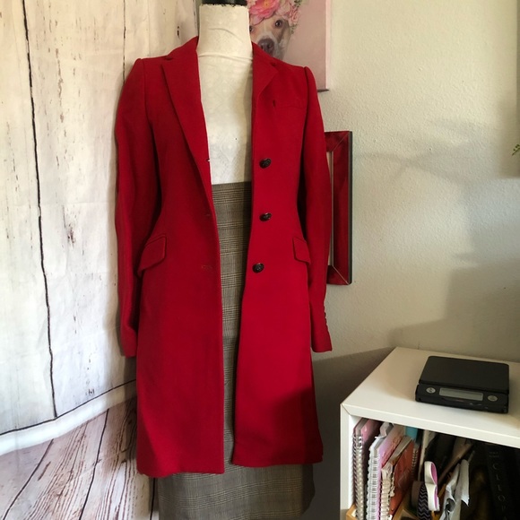 Zara Jackets & Blazers - Zara Women’s Red Trench coat
